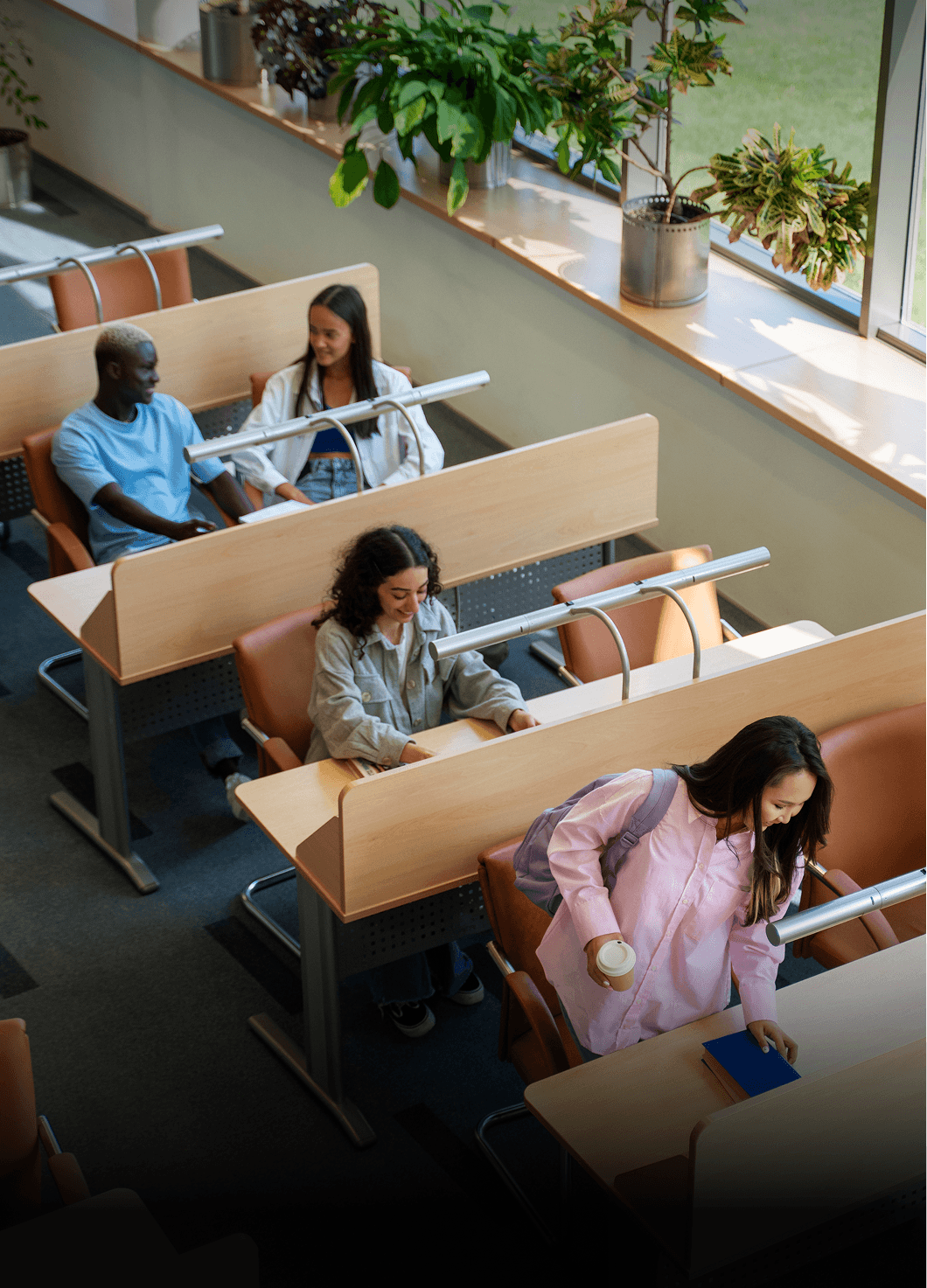 Students in a lecture hall